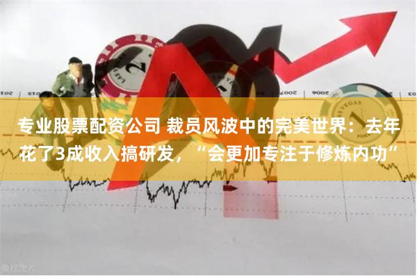专业股票配资公司 裁员风波中的完美世界：去年花了3成收入搞研发，“会更加专注于修炼内功”