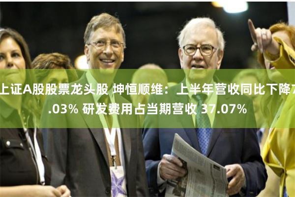 上证A股股票龙头股 坤恒顺维：上半年营收同比下降7.03% 研发费用占当期营收 37.07%
