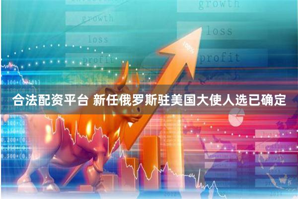 合法配资平台 新任俄罗斯驻美国大使人选已确定