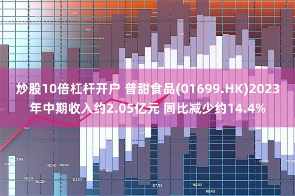 炒股10倍杠杆开户 普甜食品(01699.HK)2023年中期收入约2.05亿元 同比减少约14.4%