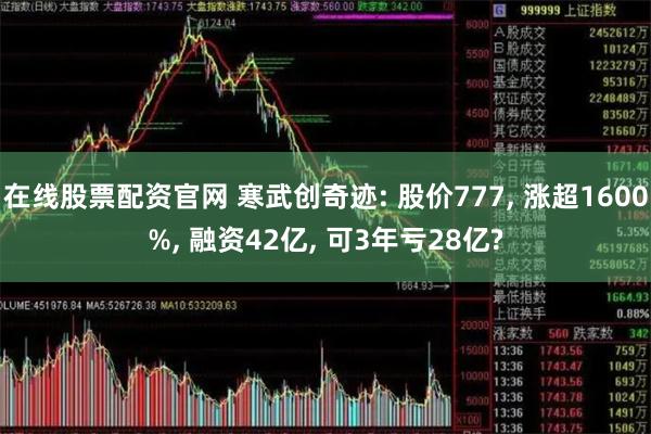 在线股票配资官网 寒武创奇迹: 股价777, 涨超1600%, 融资42亿, 可3年亏28亿?